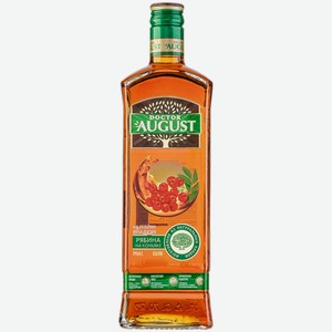 Настойка Doctor August Рябина на коньяке 0,5 л