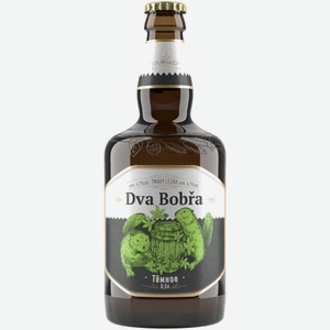 Пиво Таркос Dva Bobra темное 0,5 л
