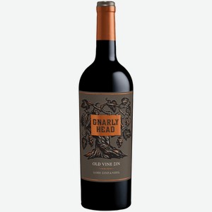 Вино Gnarly Head Old Vine Zinfandel красное сухое 0,75 л