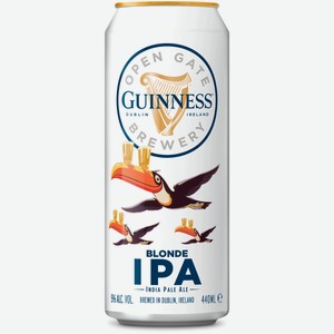 Пиво Guinness Blonde IPA светлое 0,44 л ж/б