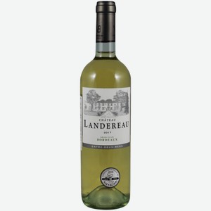 Вино Chateau Landereau белое сухое 0,75 л