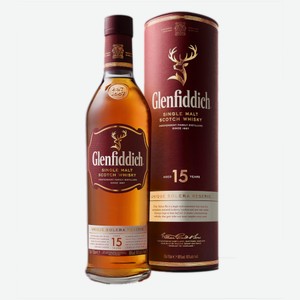 Виски Glenfiddich 15 лет 0,75 л в подарочной упаковке