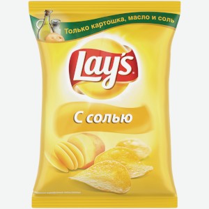 Чипсы Lay s натуральные с солью 80 г