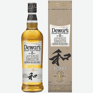Виски Dewar s 8 years Japanese Smooth 0,7 л в подарочной упаковке
