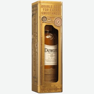 Виски Dewar s 15 лет 0,75 л в подарочной упаковке