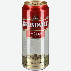 Пиво Krusovice светлое 0,45 л ж/б