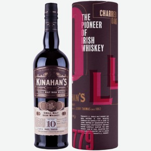 Виски Kinahan s Single Malt 10 лет 0,7 л в подарочной упаковке