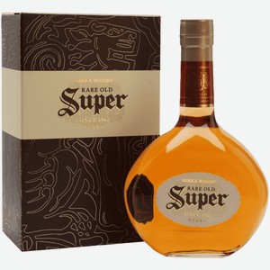 Виски Nikka Super 0,7 л в подарочной упаковке