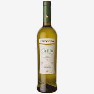 Вино Nicosia Grillo белое сухое 0,75 л