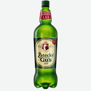 Пиво Zatecky Gus светлое 1,5 л