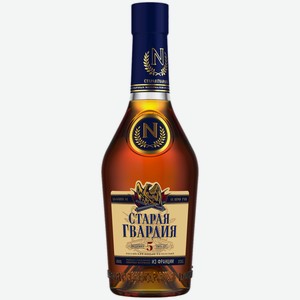 Коньяк Старая Гвардия 5 лет 0,375 л