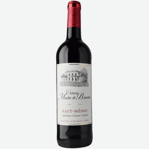 Вино Chateau Moulin de Blanchon Haut-Medoc красное сухое 0,75 л