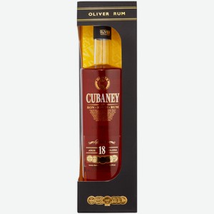 Ром Cubaney Selecto 18 лет 0,7 л в подарочной упаковке