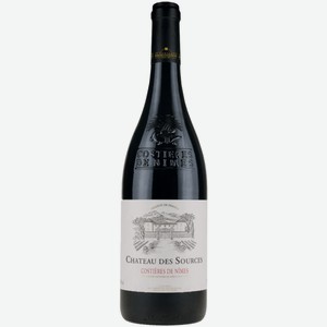 Вино Chateau des Sources красное сухое 0,75 л