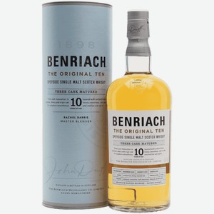 Виски Benriach The Original Ten 10 лет 0,7 л в подарочной упаковке туба