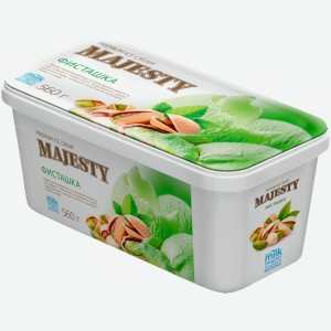 Мороженое Majesty пломбир Фисташка 560 г