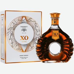 Коньяк Godet XO 0,7 л в подарочной упаковке