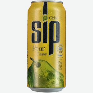 Сидр грушевый SIP 0,5 л ж/б