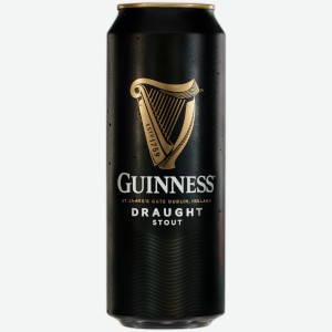 Пиво Guinness Draught Stout темное 0,44 л ж/б
