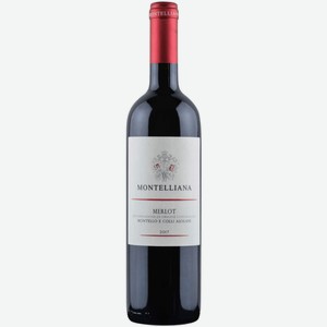 Вино Montelliana Merlot Montello e Colli Asolani красное сухое 0,75 л