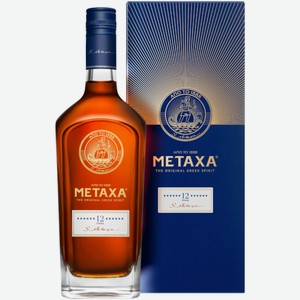Бренди Metaxa 12 stars 0,7 л в подарочной упаковке