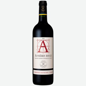 Вино Aussieres Rouge Cabernet Sauvignon - Syrah красное сухое 0,75 л