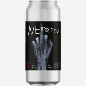 Пиво Волковская пивоварня NeIPAzza IPA светлое 0,45 л ж/б