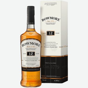 Виски Bowmore 12 лет 0,7 л в подарочной упаковке