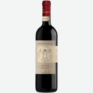 Вино Leonardo Chianti Riserva красное сухое 0,75 л
