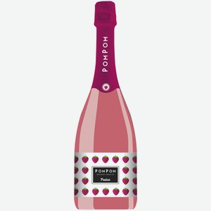 Сидр PomPom Fraise 0,75 л