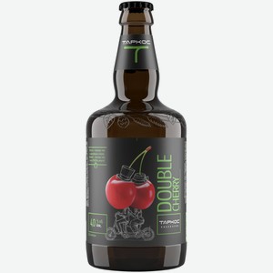 Напиток пивной Таркос Double Cherry светлый 0,5 л