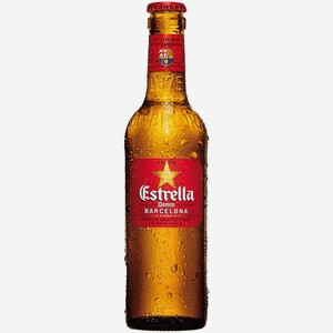 Пиво Estrella Damm светлое 0,33 л