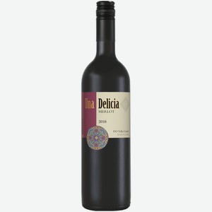 Вино Una Delicia Merlot красное сухое 0,75 л