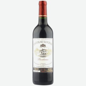 Вино Chateau Luciere Bordeaux красное сухое 0,75 л