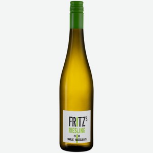 Вино Fritz s Riesling Gunderloch белое полусухое 0,75 л