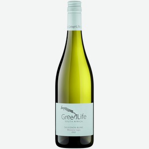 Вино GreenLife Sauvignon Blanc белое сухое 0,75 л