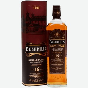 Виски Bushmills 16 лет 0,7 л в подарочной упаковке
