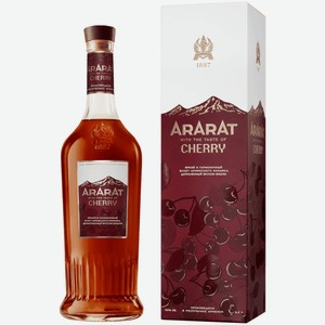 Напиток спиртной Ararat with the taste of Cherry 0,5 л в подарочной упаковке