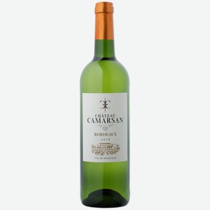 Вино Chateau Camarsan Bordeaux белое сухое 0,75 л