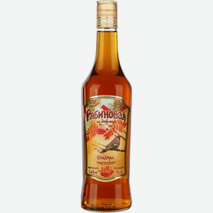Ликер Пермалко,  Рябиновая на коньяке , настойка сладкая, 500 мл