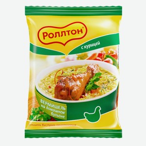 Вермишель б/п курица 60гр Роллтон
