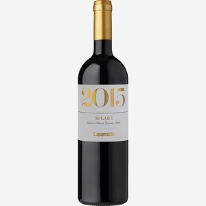 Вино Капаннелле,  Соларе , 2015, 2015, 750 мл, Красное, Сухое