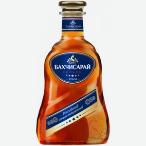 КОНЬЯК Российский пятилетний  Бахчисарай , 0,5л