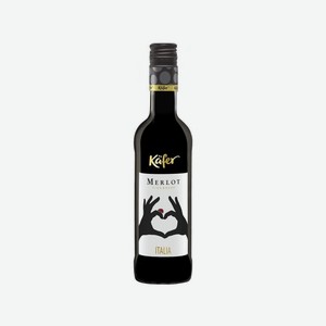 Вино КЭФЕР Мерло красное сухое 13% 250мл