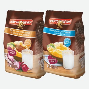 Пюре картофельное Картошечка с луком, с молоком 180 г