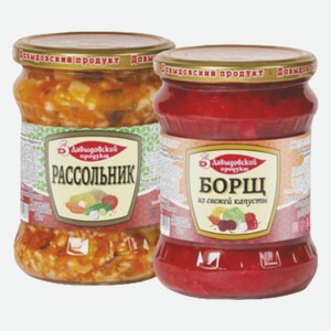 Рассольник, Борщ из свежей капусты 510 г