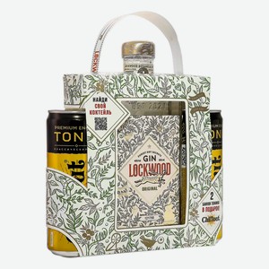 Джин Lockwood ORIGINAL DRY + 2 тоника 40% 0,5л 0.5 л