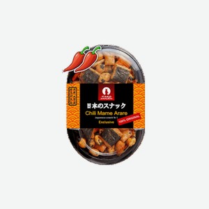 Орехи Tako Samurai Японские снеки из бобовых Chili Mame Arare 90 г