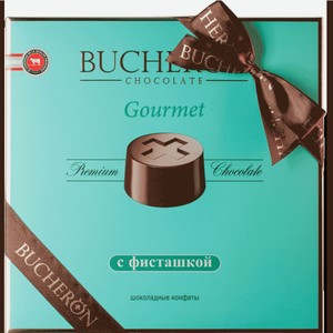 Кондитерские изделия Bucheron Gourmet, конфеты с фисташкой, 180г 180 г