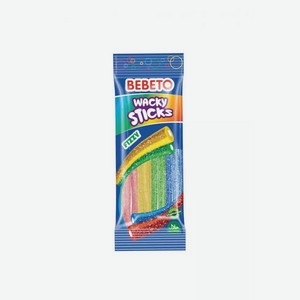 Мармелад жевательный Wacky Sticks со вкусом тутти-фрутти и ванили 75гр